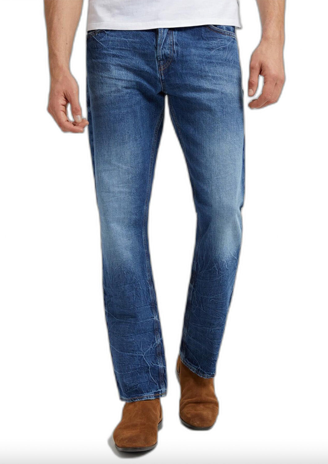 Heren - broek - jeans - regular straight