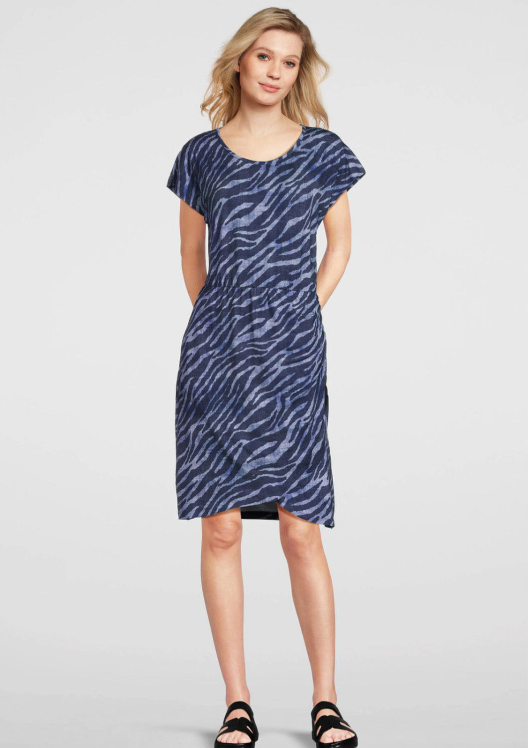 Dames - geisha - jurk - fall zeebra