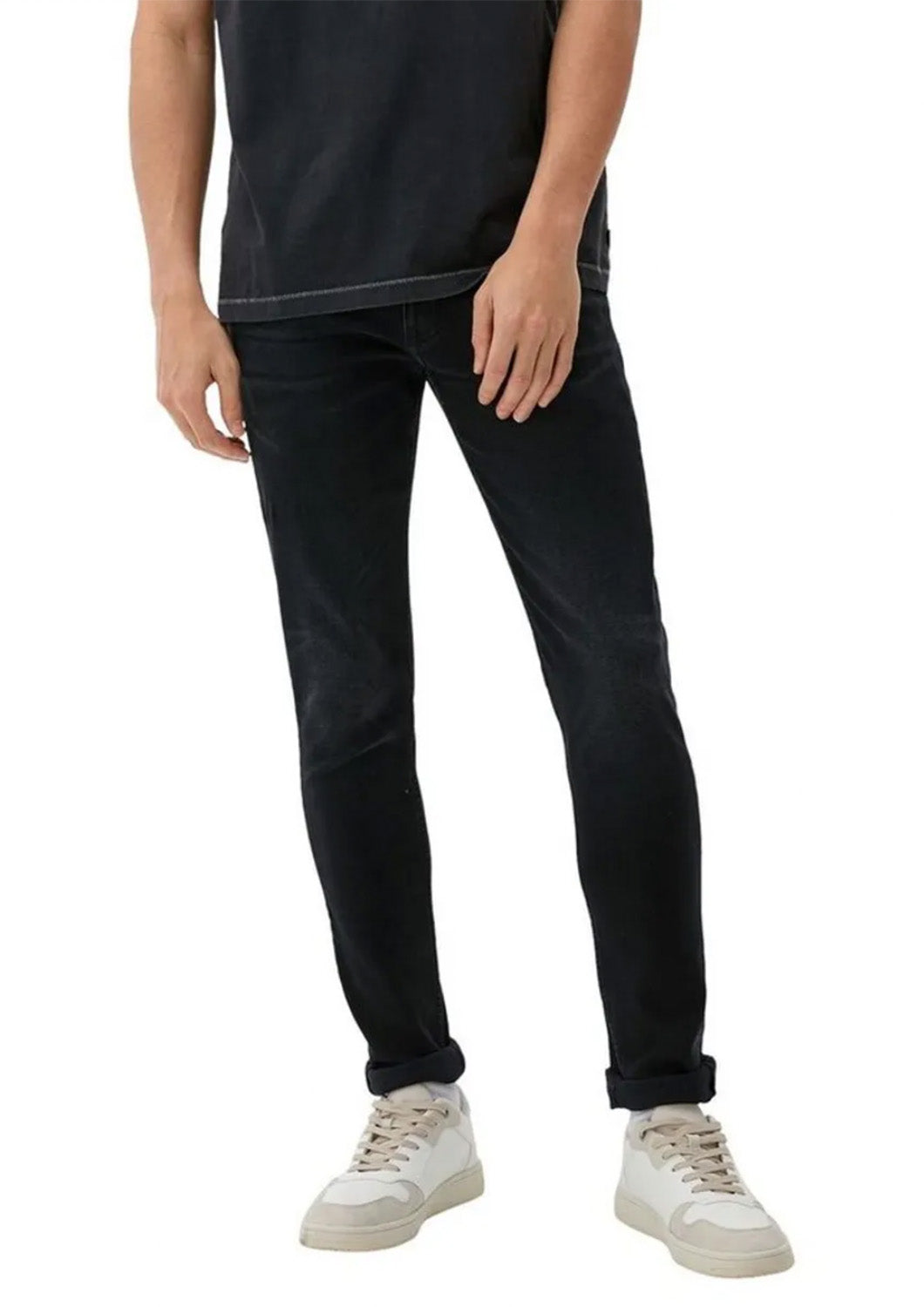 Heren - Q/S - zwarte jeans