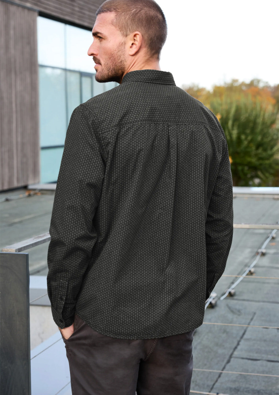 Heren - street one - hemd - popeline