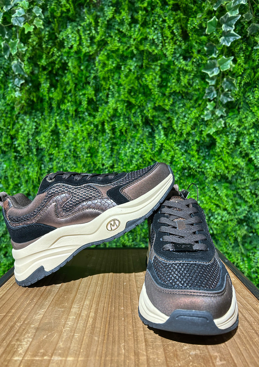 Dames - Mexx - Schoenen - Sneakers - Bruin & Zwart
