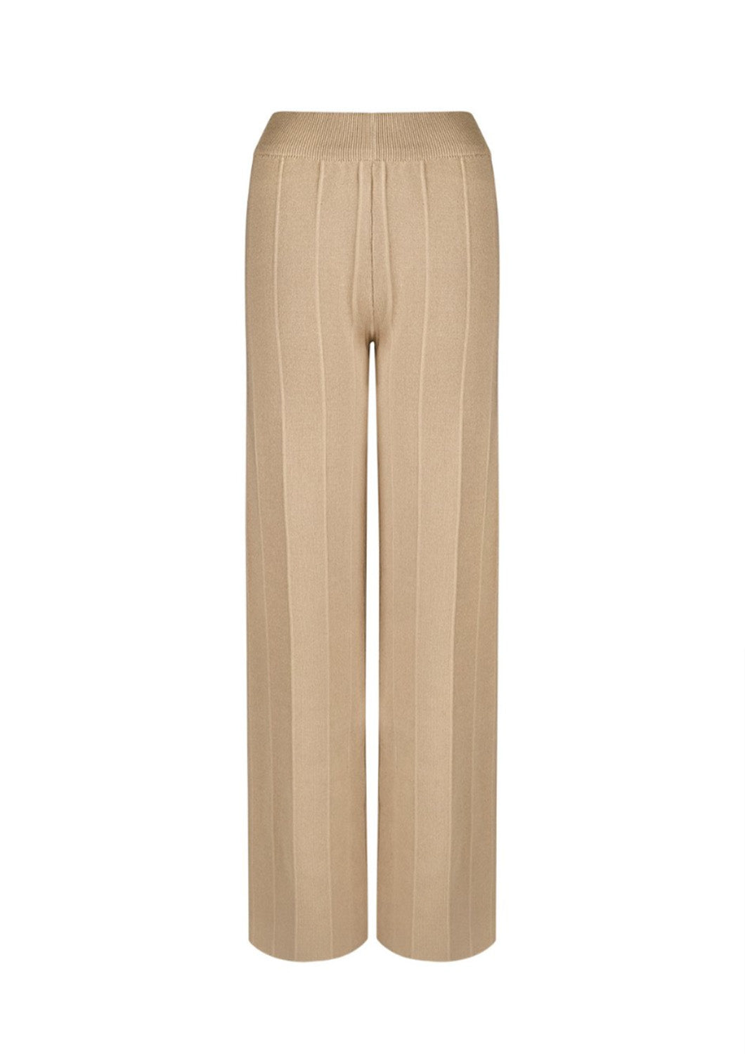 Dames - selected by global fashion - broek gebreid - beige