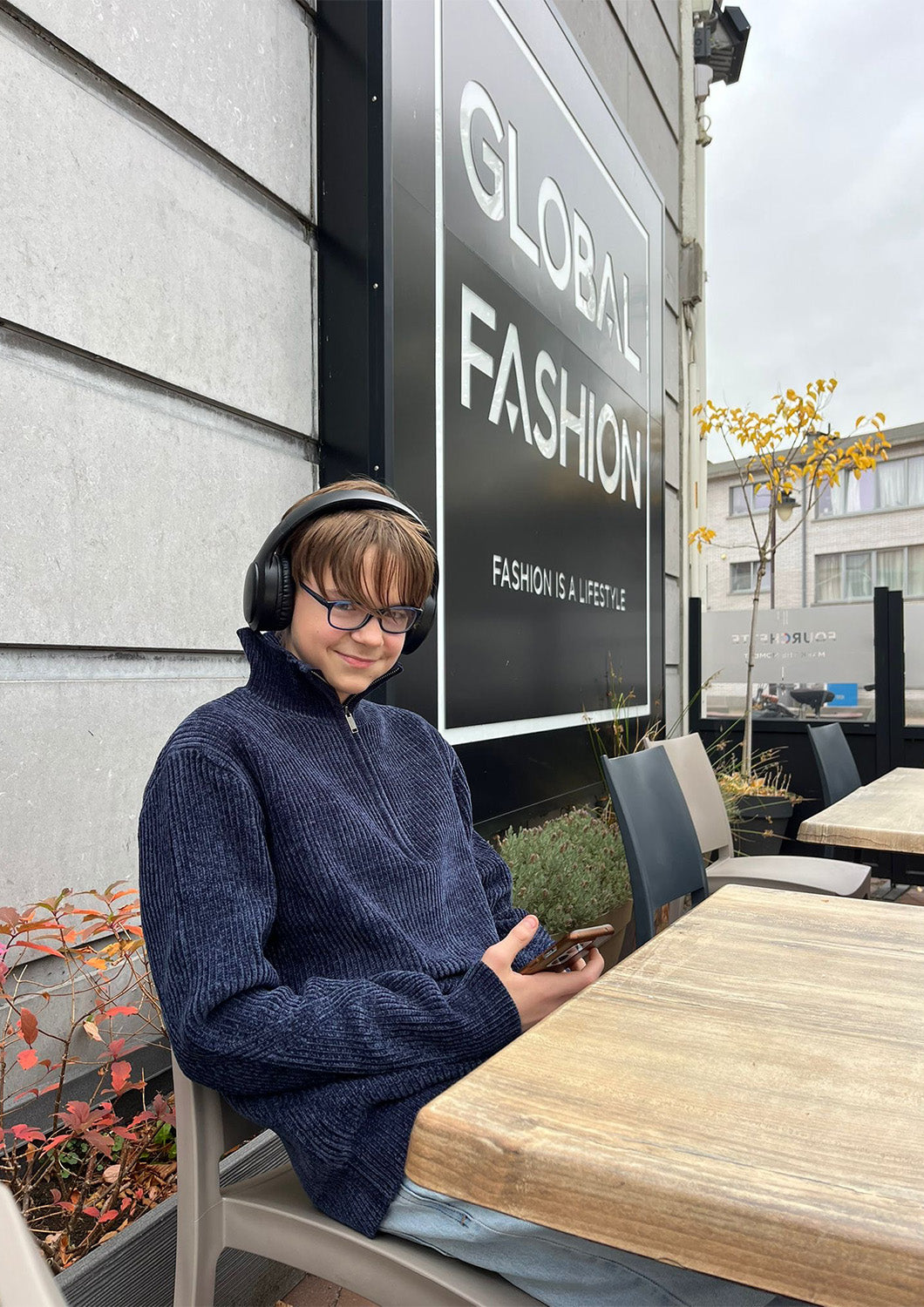 Heren - indicode - trui 2/4 rits - sky captain