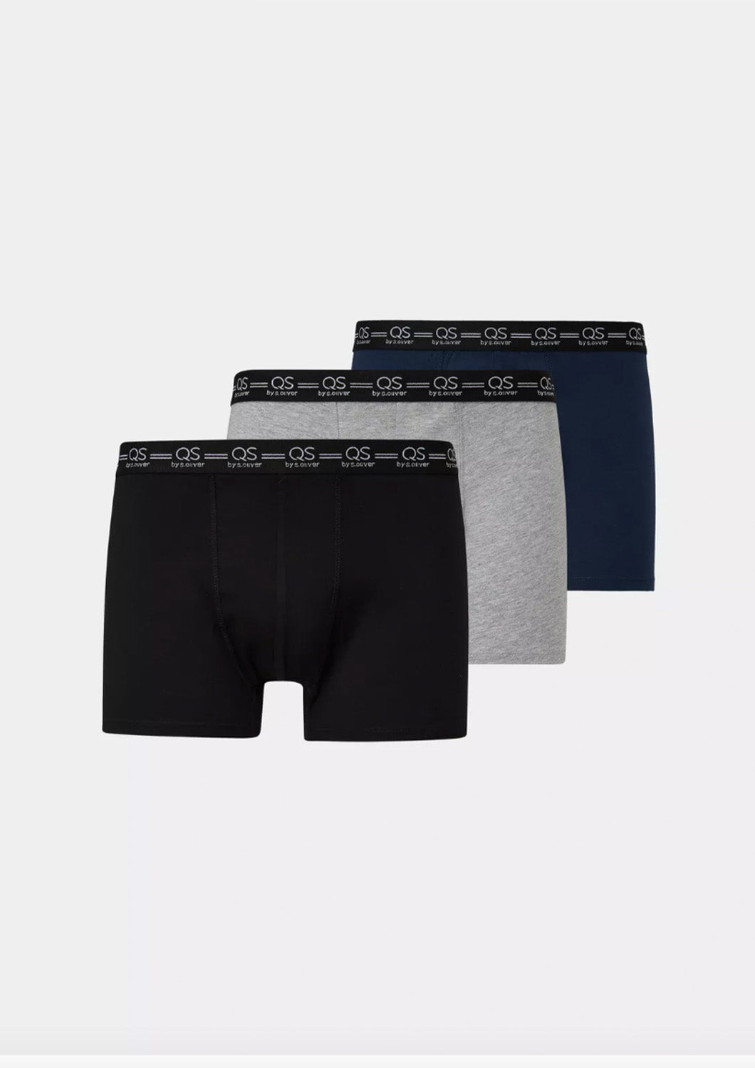 Heren - boxer - 3pack - grijs/blauw/zwart