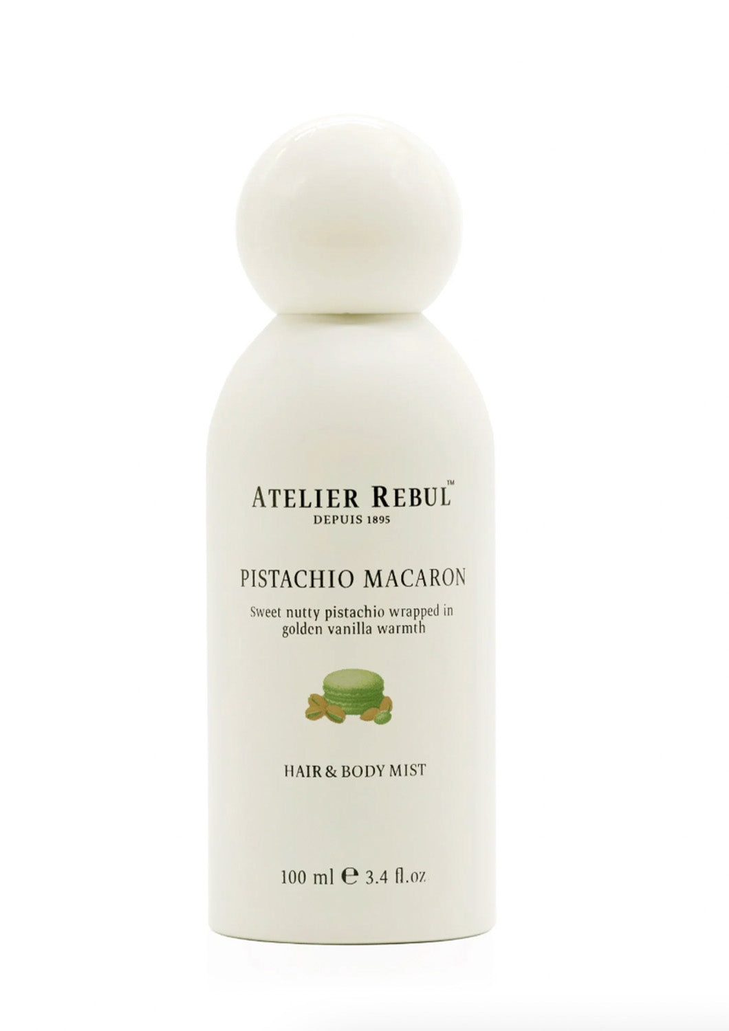 atelier rebul - bodymist - piastachio macaron