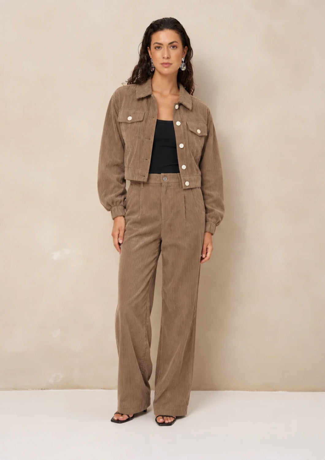 Dames - lofty manner - broek - josy - taupe
