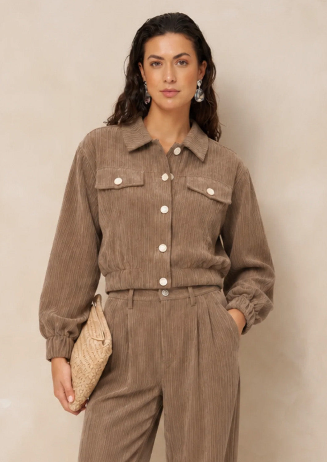 Dames - lofty manner - jas - josy - taupe