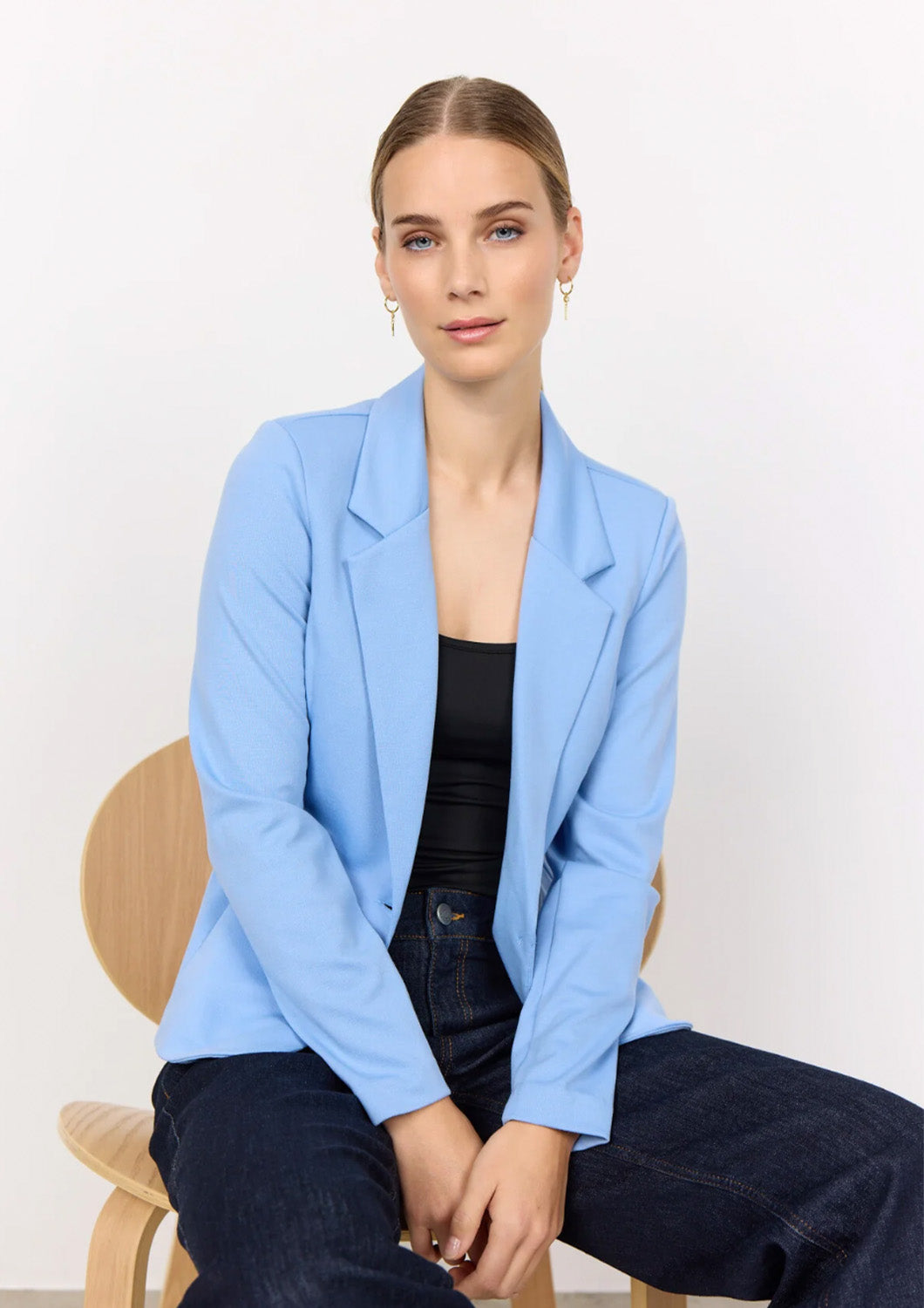 Dames - soyaconcept - blazer - daniela - licht blauw