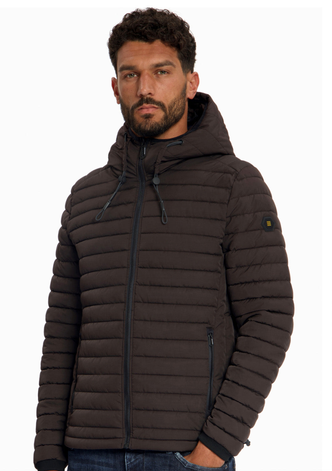 Heren - no excess - jas - dark brown
