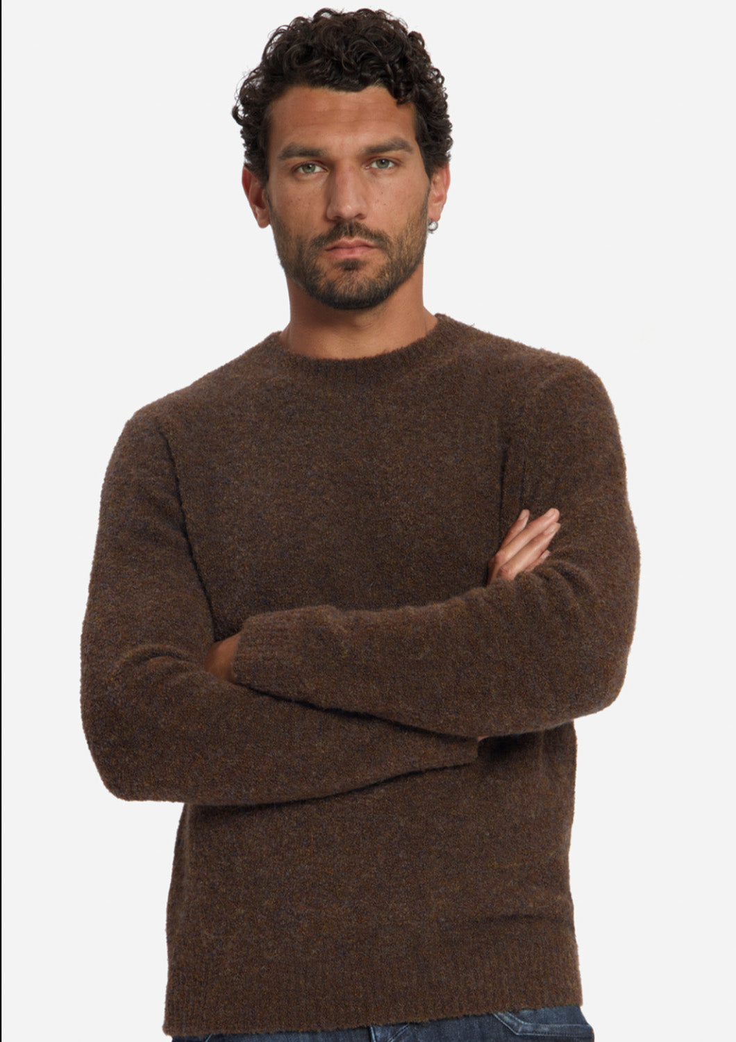 Heren - no excess - trui - teddy - bruin