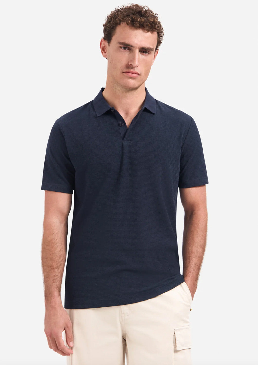 Heren - no excess - polo met structuur