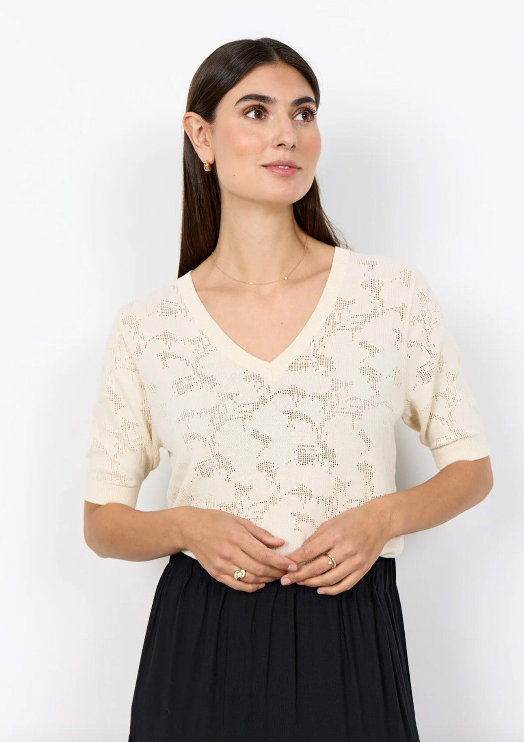 Dames - soyaconcept - trui - creme