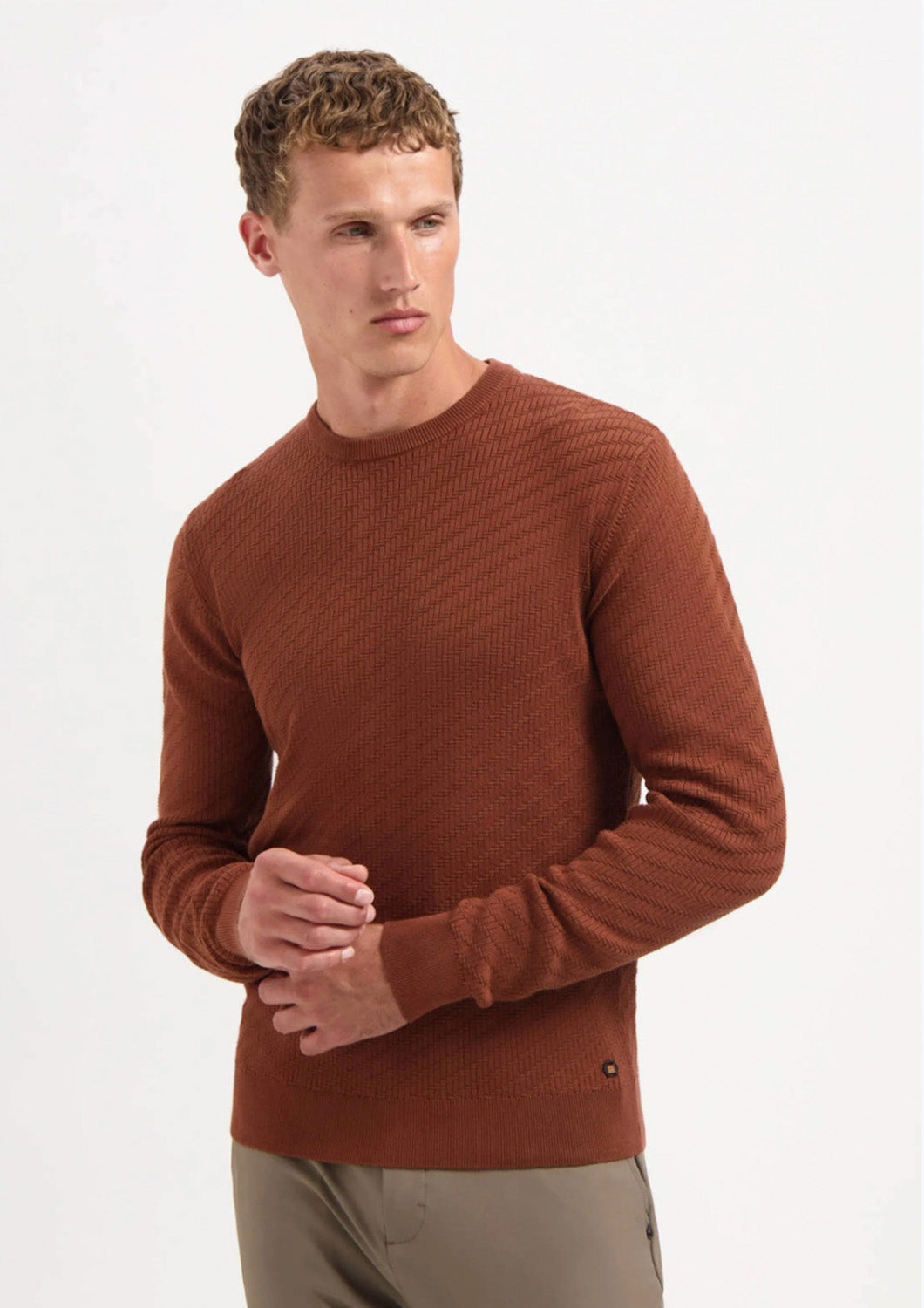 Heren - no excess - dun truitje - terra