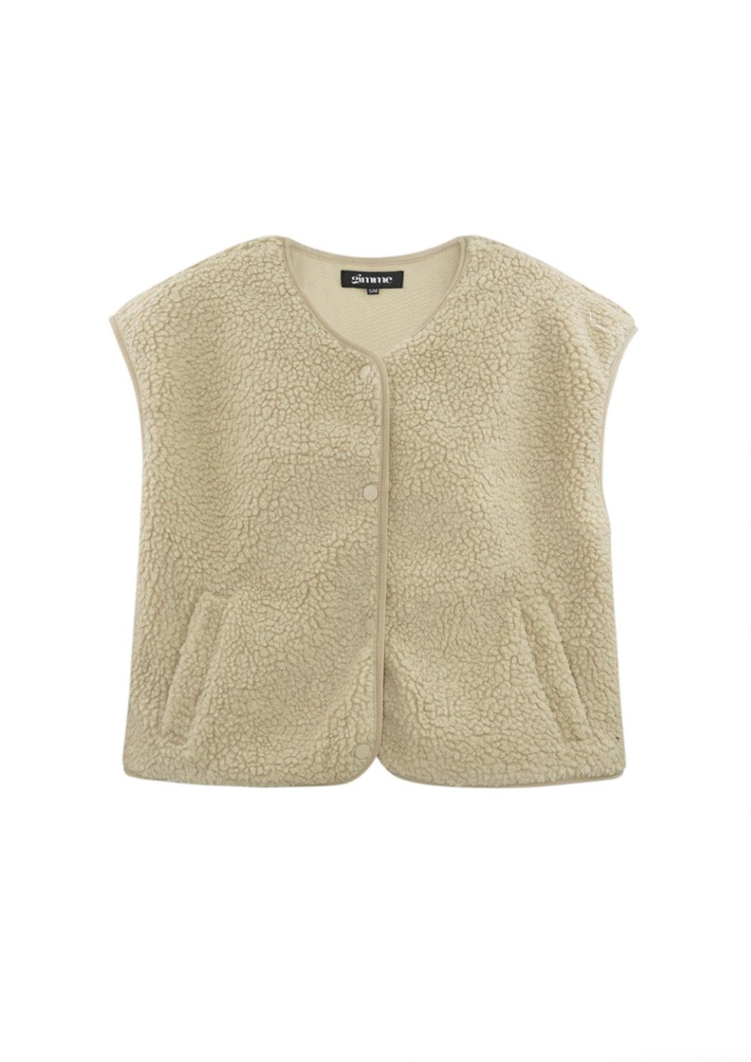 Dames - selected by global fashion - bodywarmer - lolalita - beige