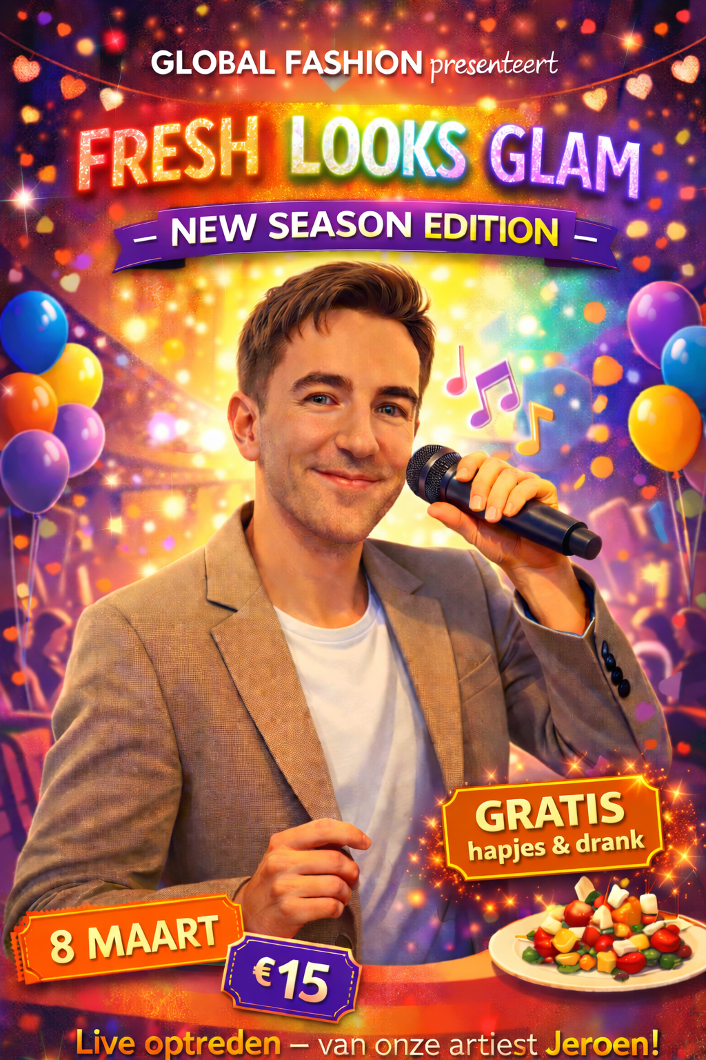 🌈 FRESH LOOKS GLAMM - zondag 8 maart