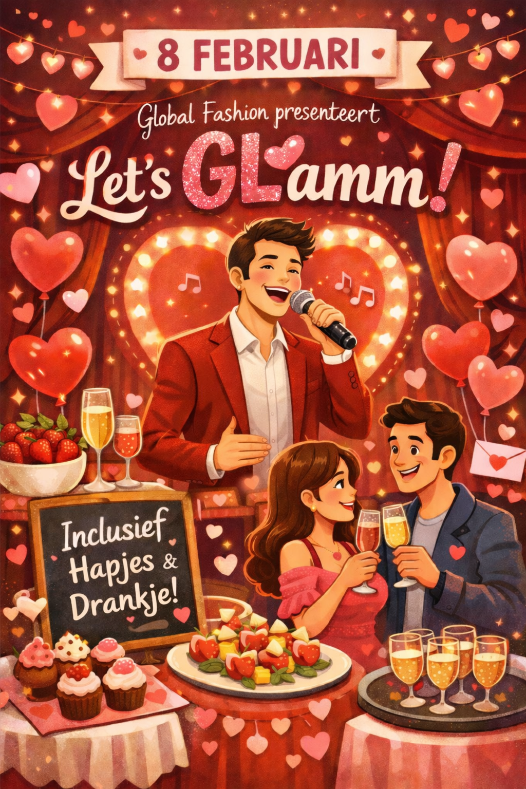 💖 Valentine Glam Event — zondag 8 februari