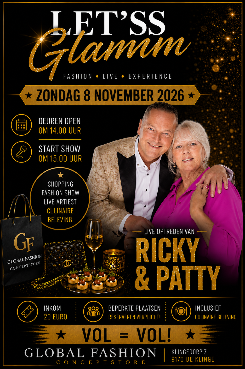 Lets' Glamm β zondag 8 november 2026