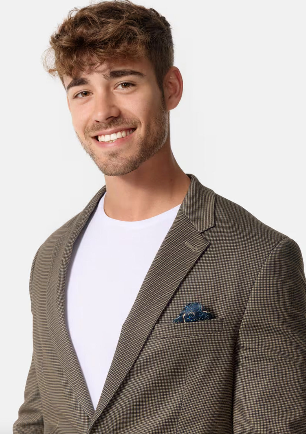 Heren - jeff - blazer - fijn ruitje