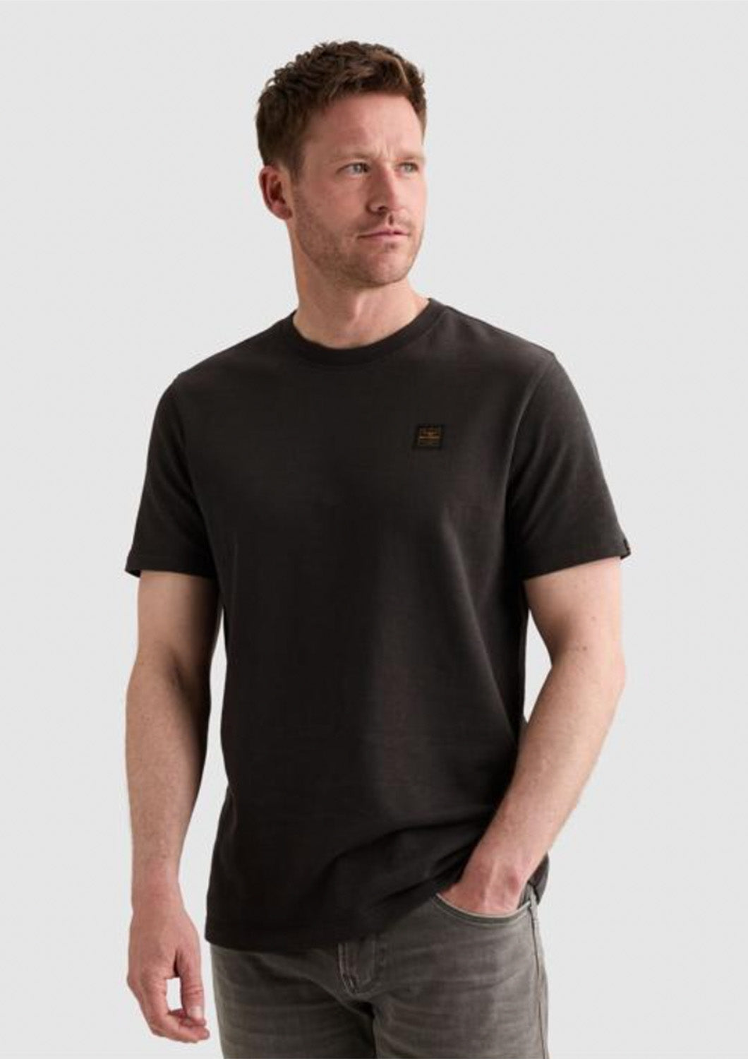 Heren - PME legend - T-shirten - obsidian ( heel doner antraciet )