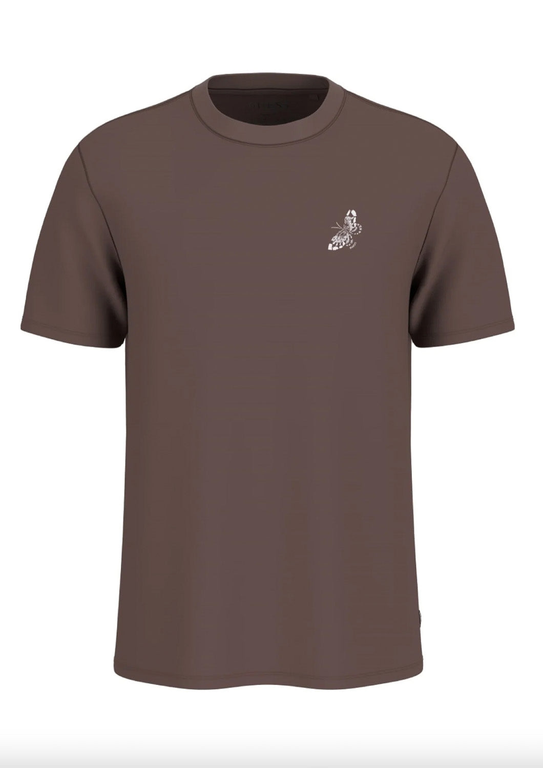 heren - guess - t-shirt back print - vlinders