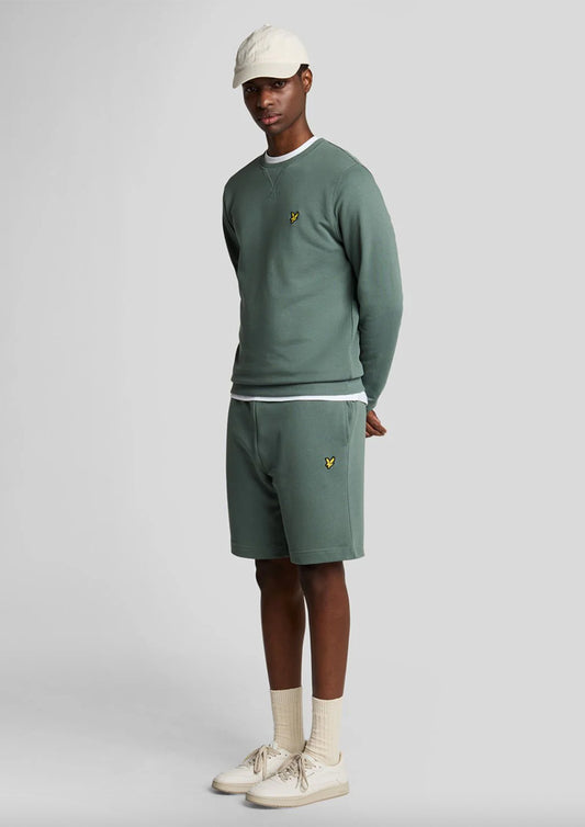 Heren - lyle&scott - basic short - green mercurial