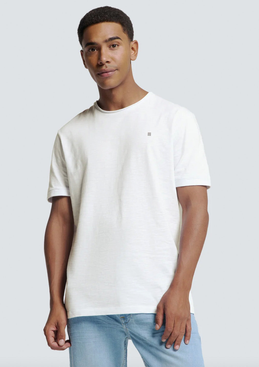 Heren - No Excess - T-shirt basic - White