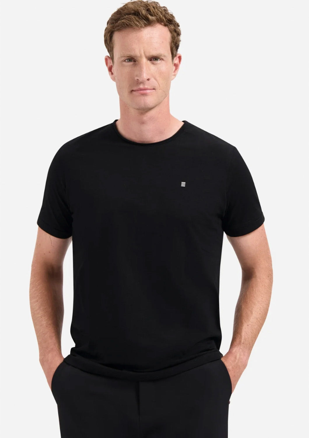 Heren - No Excess - T-shirt basic - Black