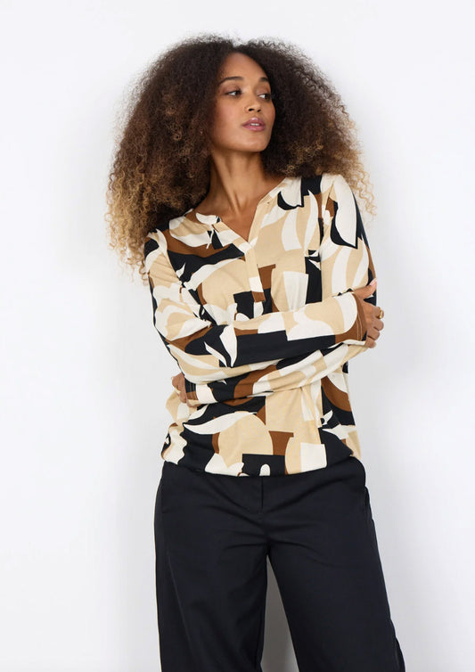 Dames - soyaconcept - blouse - all over print