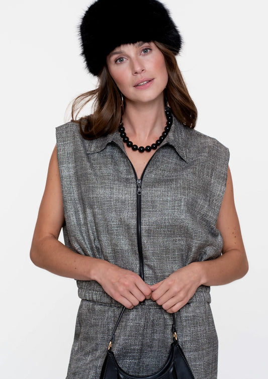 Dames - geisha - body - met ruitpatroon