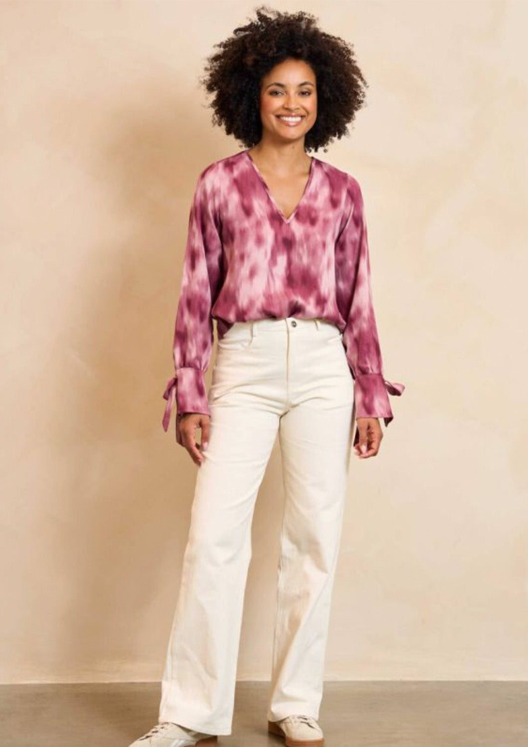 Dames - lofty manner - broek - rosema - ecru