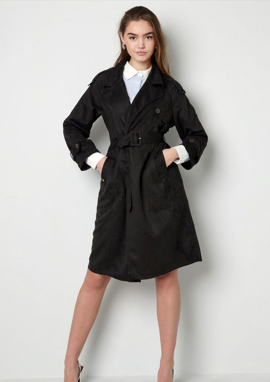 Dames - selected by global fashion - jas - zwart mantel