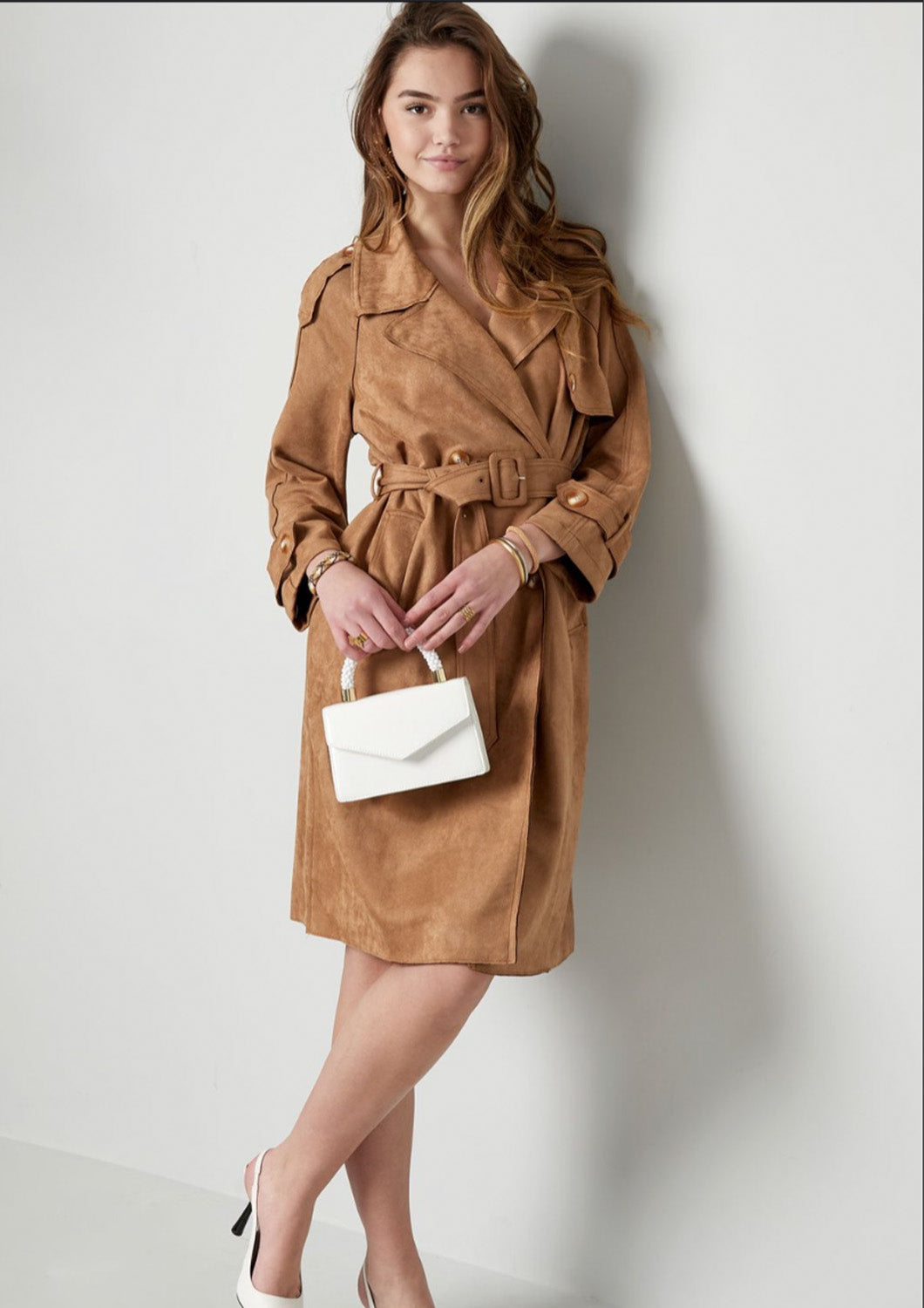 Dames - selected by global fashion - jas - camel mantel