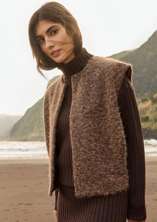 Dames - Soyaconcept - Waistcoat - Hira - Drak plum