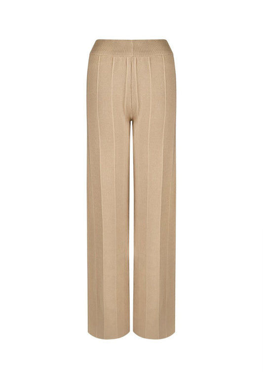 Dames - selected by global fashion - broek gebreid - beige
