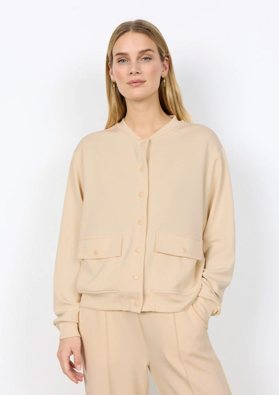 Dames - soyaconcept - sportieve vestje - sand