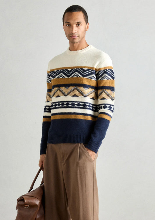 Heren - indicode - trui - winter print
