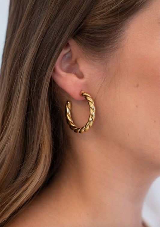 Dames - my jewellery - Bold statement oorringen gevlochten