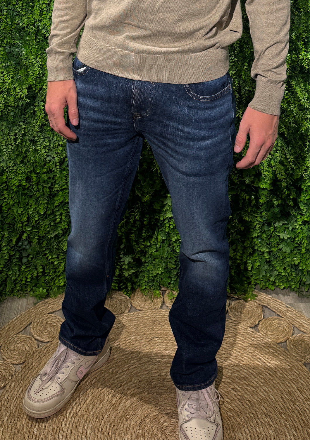 Heren - guess - jeans - angel - denim blue