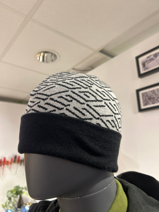 Heren - muts - grijs/zwart