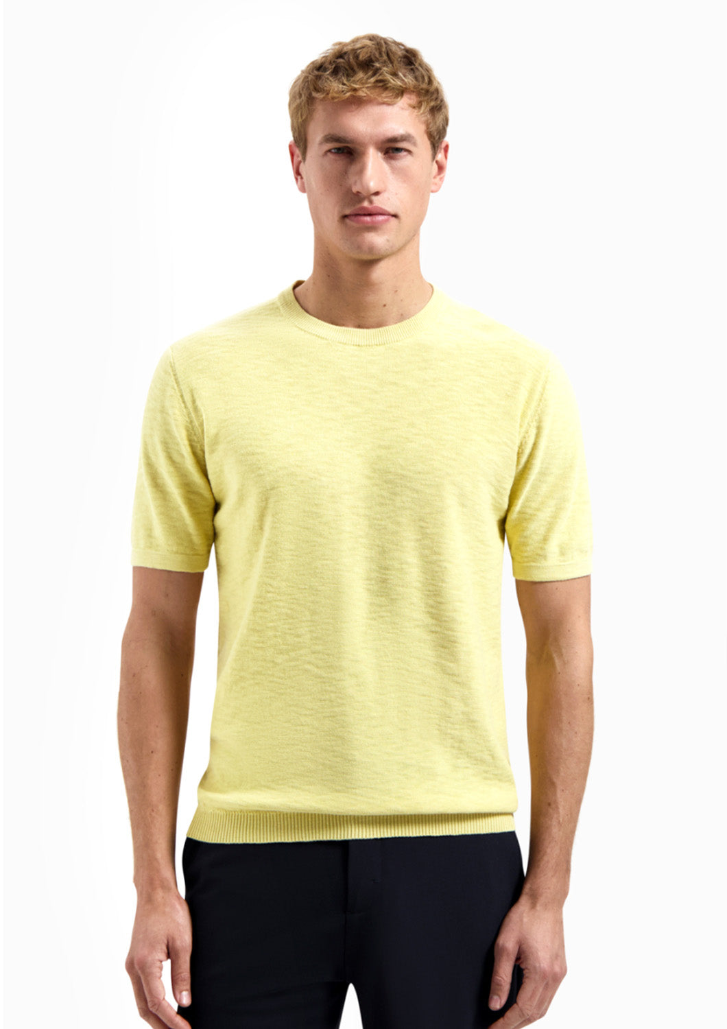 Heren - no excess - polo - yellow