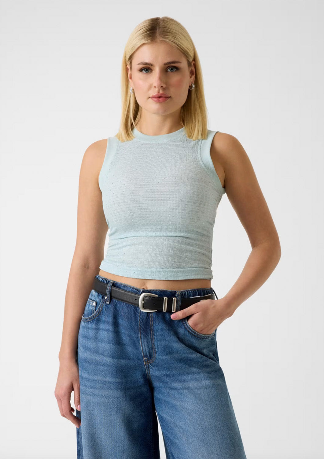 Dames - guess - top - francine - sky