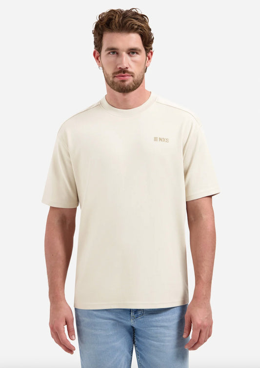 Heren - no excess - T-shirt - back print - palm