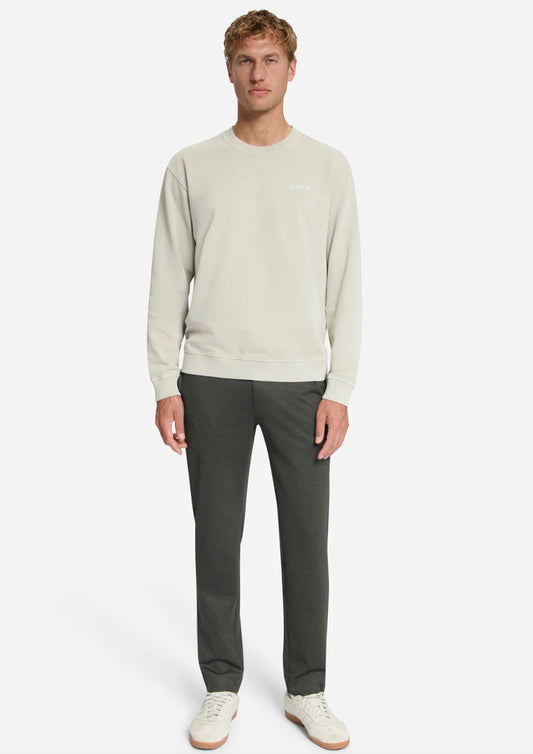 Heren - no excess - broek - jersey melange regular fit