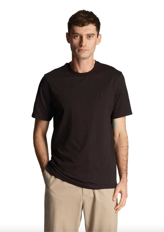 Heren - T-shirt ton- regular fit - zwart