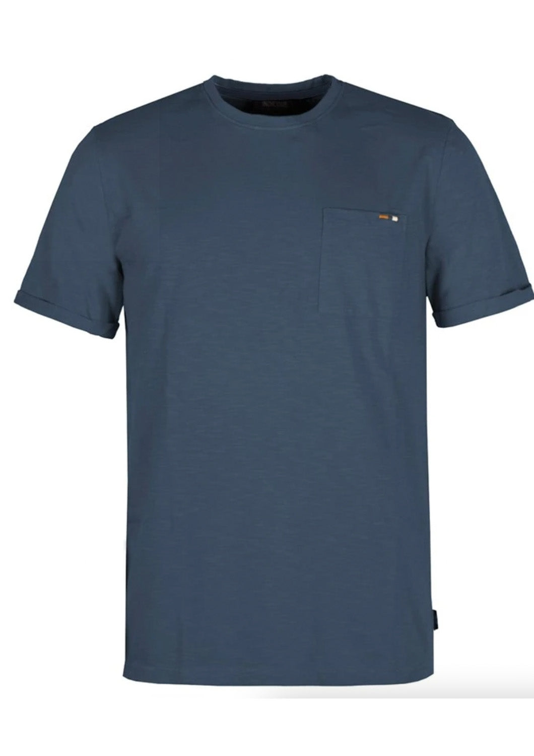 Heren - indicode - Basis T-shirt - navy