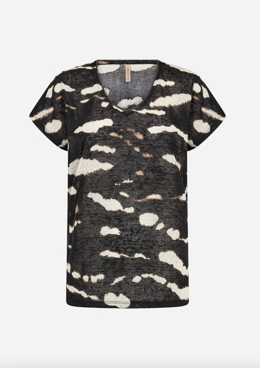 Dames - soyaconcept - T-shirt - aretha - zwart