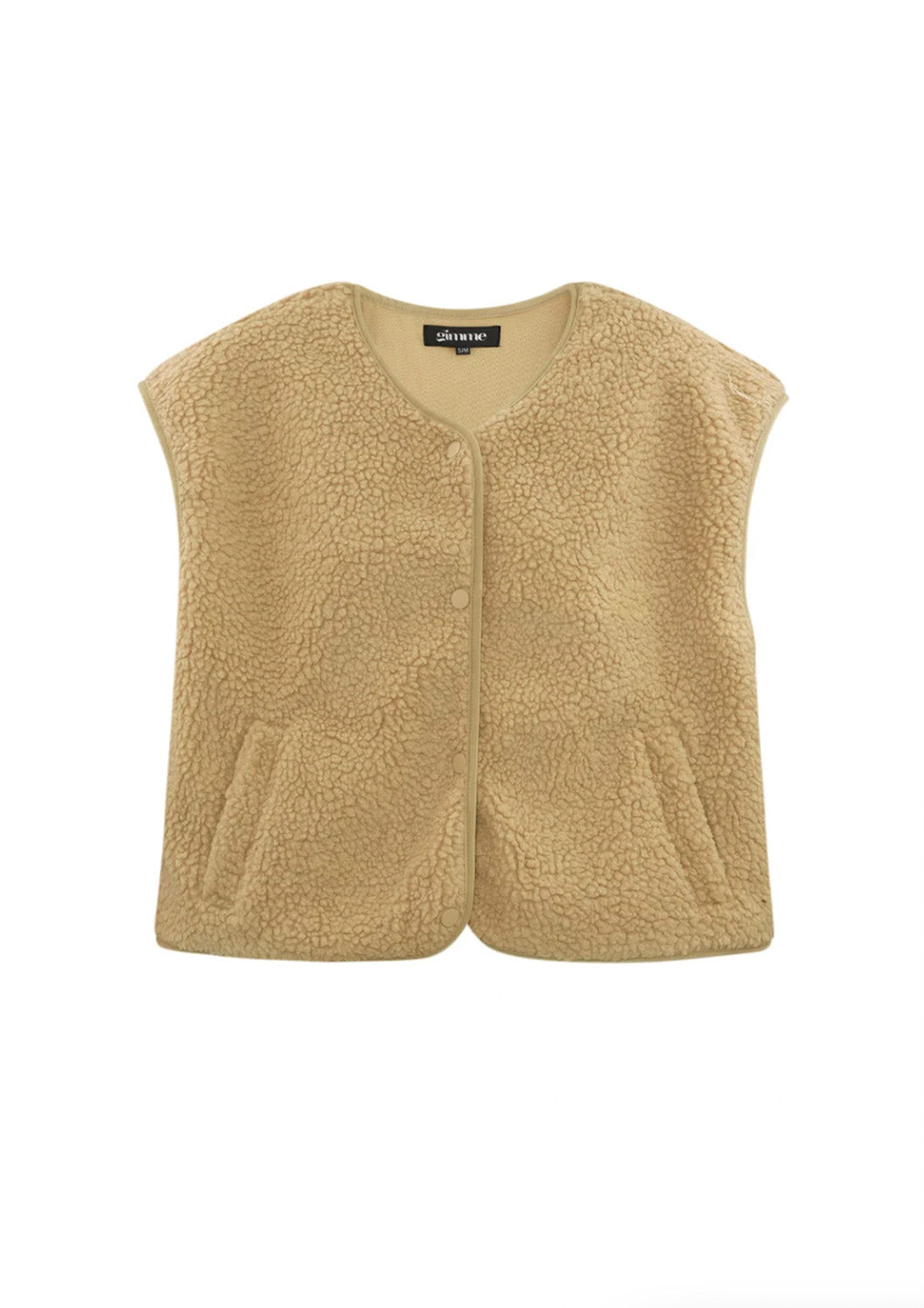 Dames - selected by global fashion - bodywarmer - lolalita - camel