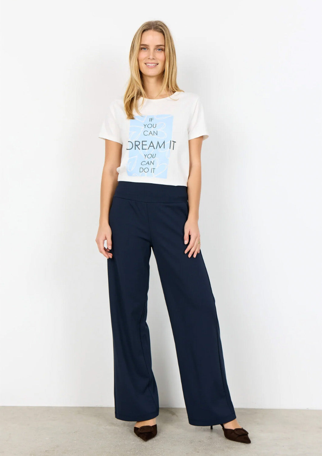 Dames - soyaconcept - broek - siham - blauw