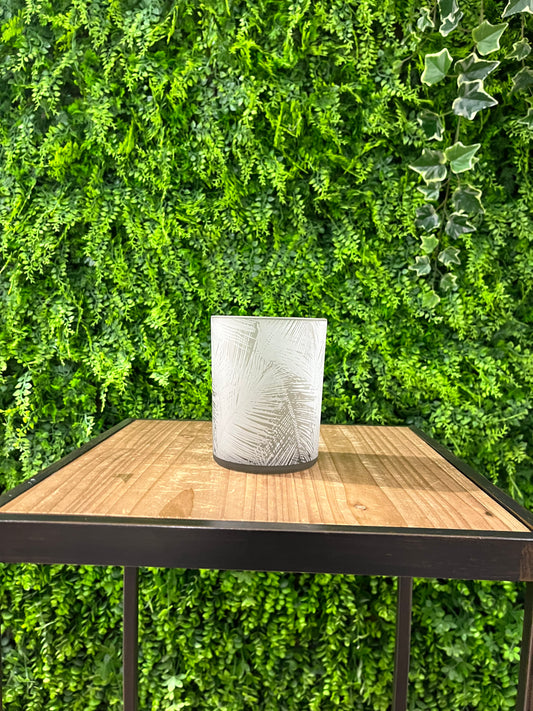 Woonaccessoires - theelichthouder blaadjes - middel